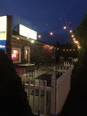 Adorable patio for outdoor dining