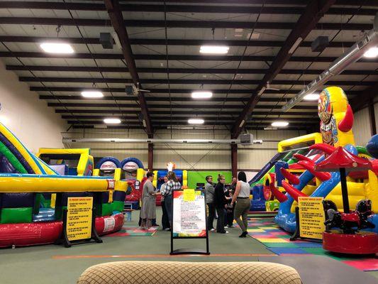 The bounce area