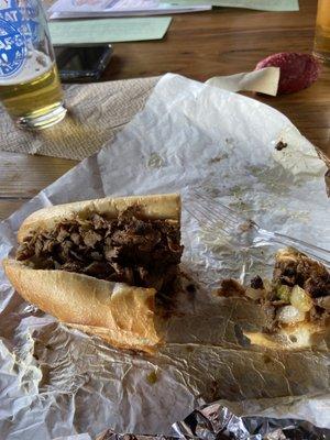 8" Green Chile Philly