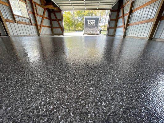 Polyurea flooring , WITH A LIFETIME WARRANTY?!? TSR FOR THE WIN!!