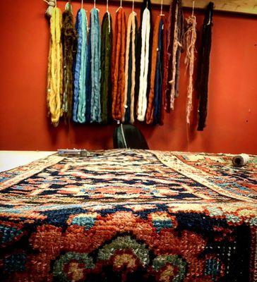 We offer all repair work on are rugs.