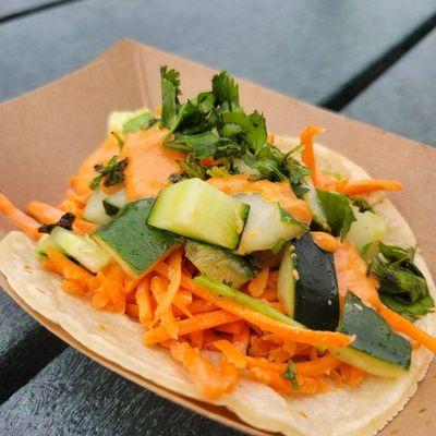 Spring Roll Tacofied
 
 #taco #tacos #tacotruck #FoodTruckRI