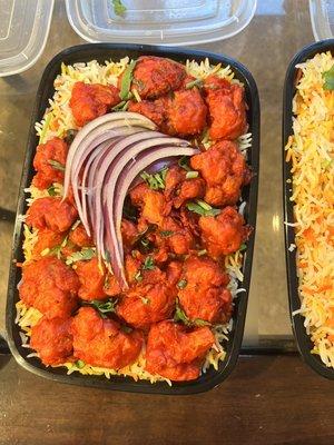 Chilli Gobi Biryani