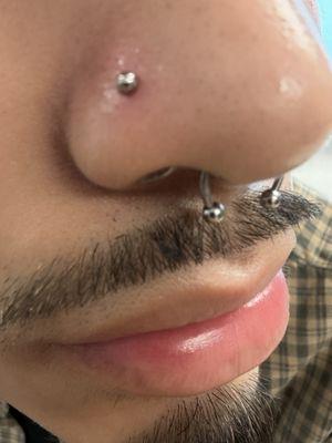 Nostril piercing