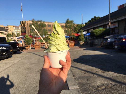 Tea master matcha soft ice cream