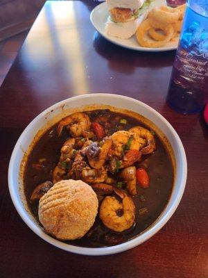 BBQ Shrimp with crispy grits