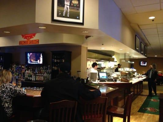 Bar and grille counter.