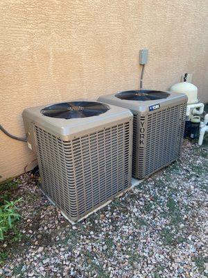 Two brand new 16 SEER air conditioners