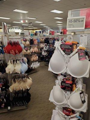 Intimates/Bra section