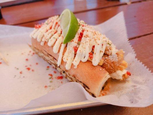 Elote dog