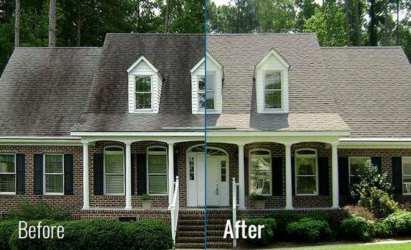 Roof cleaning can make your house look brand new again.