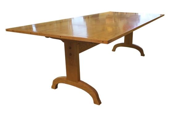 Shaker cherry tresle table