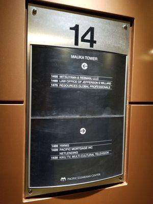 14th Floor Directory