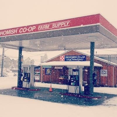 Snowy day at the Co-op!