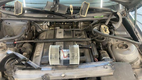 Bmw blower motor replacement.