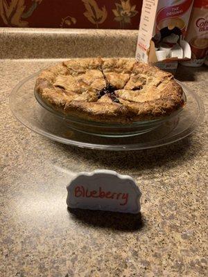 Blueberry pie