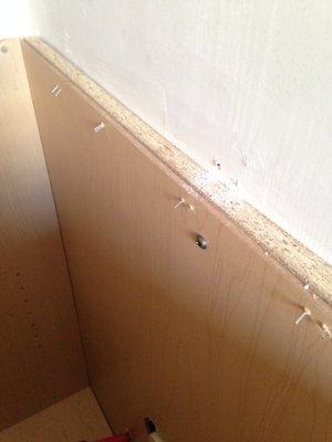 Huge Staples Left In Cabinet By First Crew