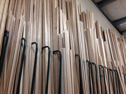 Hemlock mouldings and trim in stock