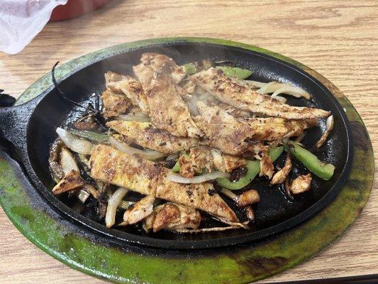 Chicken fajitas