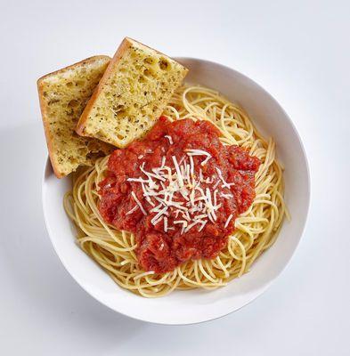 HomeMade PASTA, pasta orders served with a side of Garlic Bread