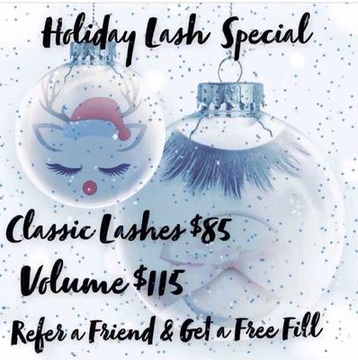 Holiday Lash Special