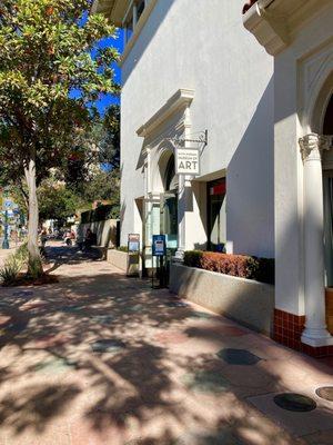 The Museum Store which opens earlier than the museum.