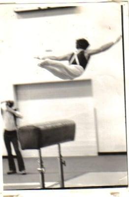 my first incarnation: gymnast.