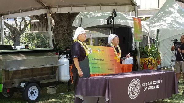 And the 2018 winner is...for Waianae High Culinary Class!