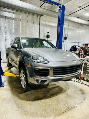 We service Porsche Cayennes