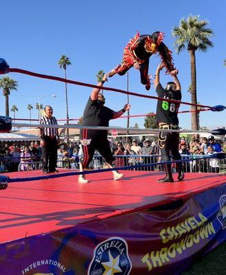 2021 A beautiful day for tamales and wrestling.