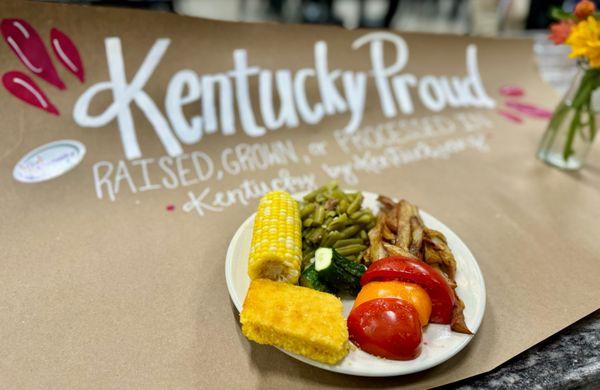 Kentucky Proud vegetable plate!