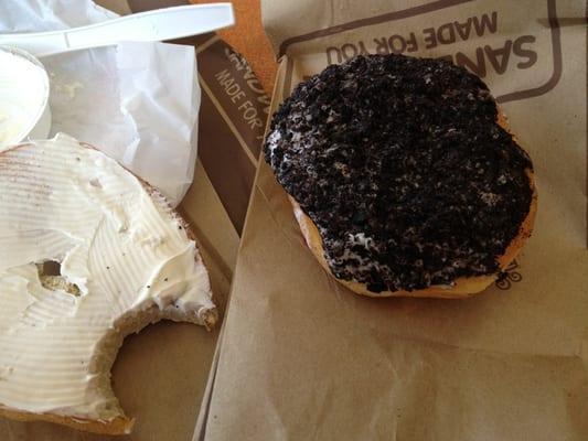 Bagel and new Oreo donut!