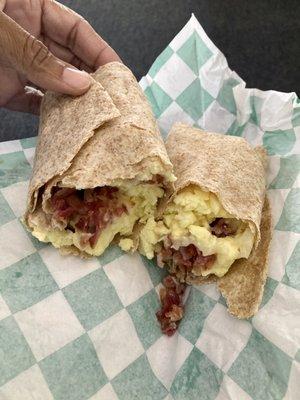 Bacon Egg Cheese Burrito