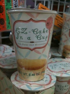 Cake in a Cup? Anybody remember Pizza in a Cup?