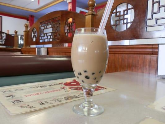 Milk Tea Boba -- buble tea, I love it!