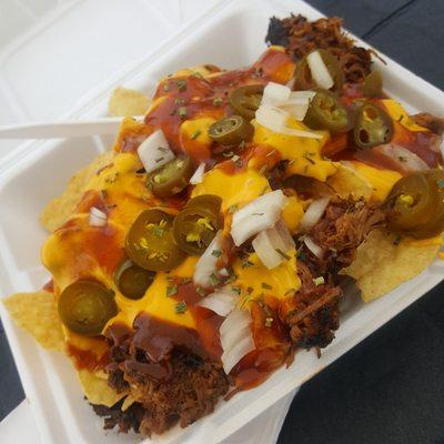 Porky nachos!!! Bomb