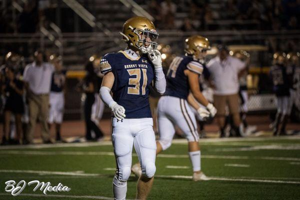 Grandson a sophmore running back starting Varsity for Desert Vista...pride!    Why I got custom nails  as #1 fan for #31.  Go THUNDER!!