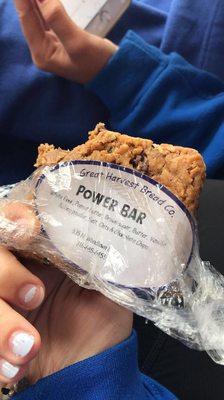 Power bar wish i could say they were actually healthy hahaha