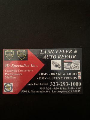 LA Muffler And Auto Repair