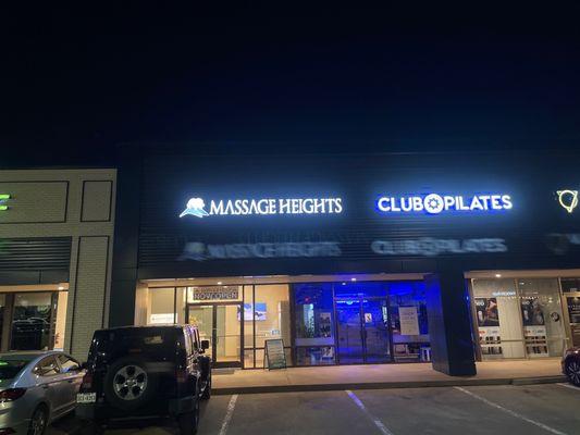 Front of Massage Heights