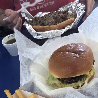 1/4 Burger and Italian Beef!