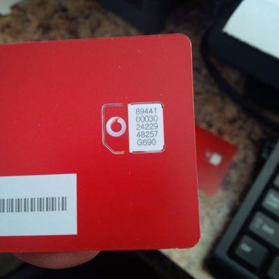 Vodafone SIM card