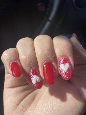 Valentines Day Nails by Taylor