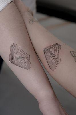 new York newspaper tattoo