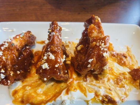 Buffalo shrimp appetizer