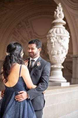 SF City Hall Indian wedding photographer