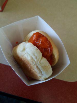 Buffalo chicken slider.