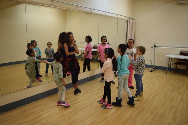 Piel Canela Dance School's Kids Hip Hop classes with Imani. February 2016