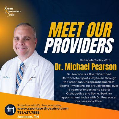 Dr. Michael Pearson, Chiropractor