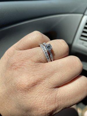 Resized my wedding band and engagement ring. They are flawless!!